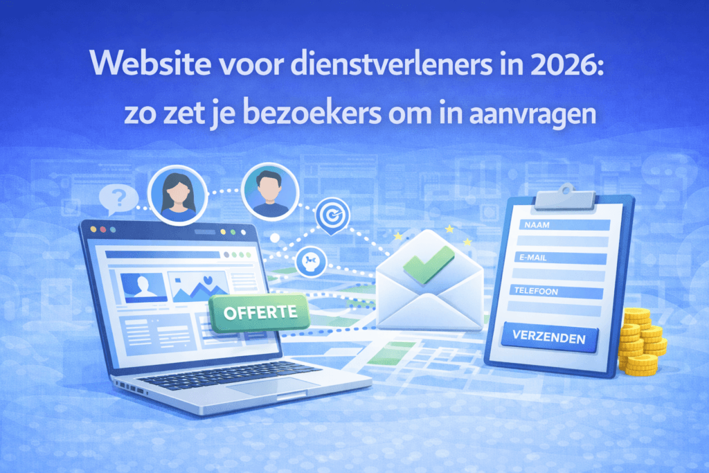 website voor dienstverleners